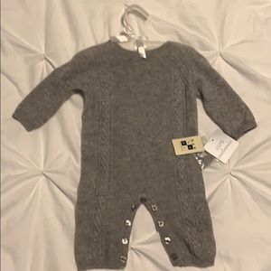 Baby outfit- 100% cashmere, brand new with tags